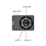 Lente d ingrandimento digitale da tavolo LOUPE CUBE Ingr. 7x 12x e 19x Lindner 3