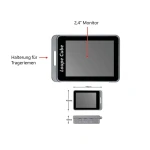 Lente d ingrandimento digitale da tavolo LOUPE CUBE Ingr. 7x 12x e 19x Lindner 4