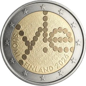 2026 2 Euro 100° di Yleisradio Finlandia