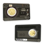2026 2 Euro 100° di Yleisradio coppia di coin card differenti Finlandia 1