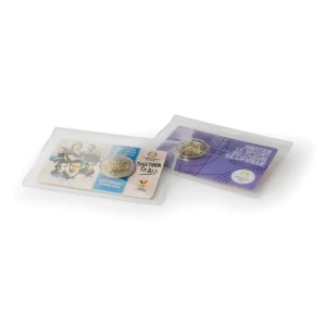 Bustine trasparenti Numentum a 1 tasca per coin card e lingottini in blister 50 pz. Leuchtturm 1