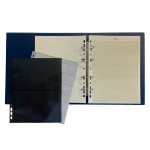 Cartella a 4 anelli MAXI con custodia Blu Abafil 2