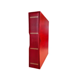 Cartella a 4 anelli MAXI con custodia Rossa Abafil 1
