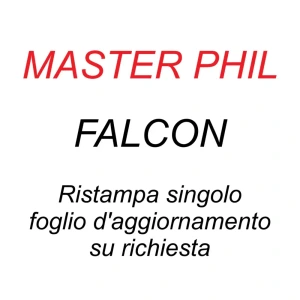 FALCON Ristampa singolo foglio d aggiornamento con taschine 1 pz. Master Phil
