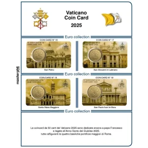 Inserto COIN CARD n. 16 17 18 e 19 VATICANO 2025 Master Phil