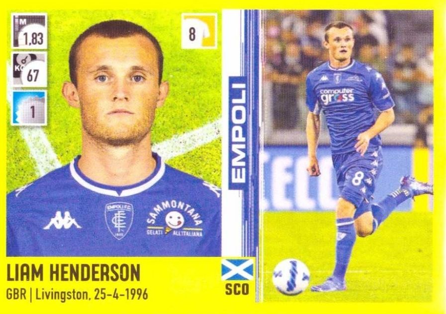 103 liam henderson 21 22 Panini A R 103 liam henderson 21 22 Panini A R