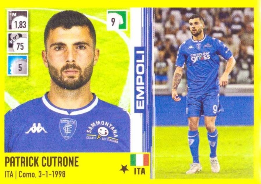 106 patrick cutrone 21 22 Panini A R 106 patrick cutrone 21 22 Panini A R