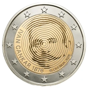 2026 2 Euro 150° della nascita di Ivan Cankar Slovenia