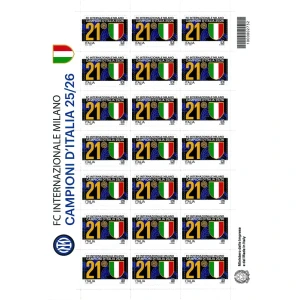 2026 Inter campione d Italia 1 MF da 21 v. Italia