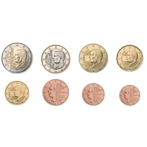 2026 Serie ordinaria da 8 monete Euro NUOVO CONIO FDC Lussemburgo 1