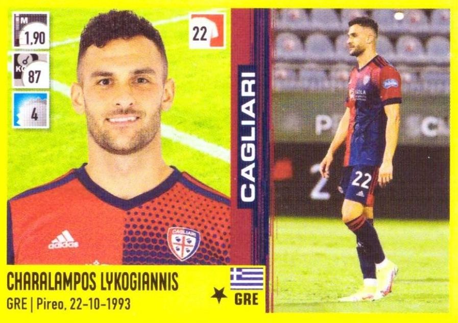 69 charalampos lykogiannis 21 22 Panini A R 69 charalampos lykogiannis 21 22 Panini A R
