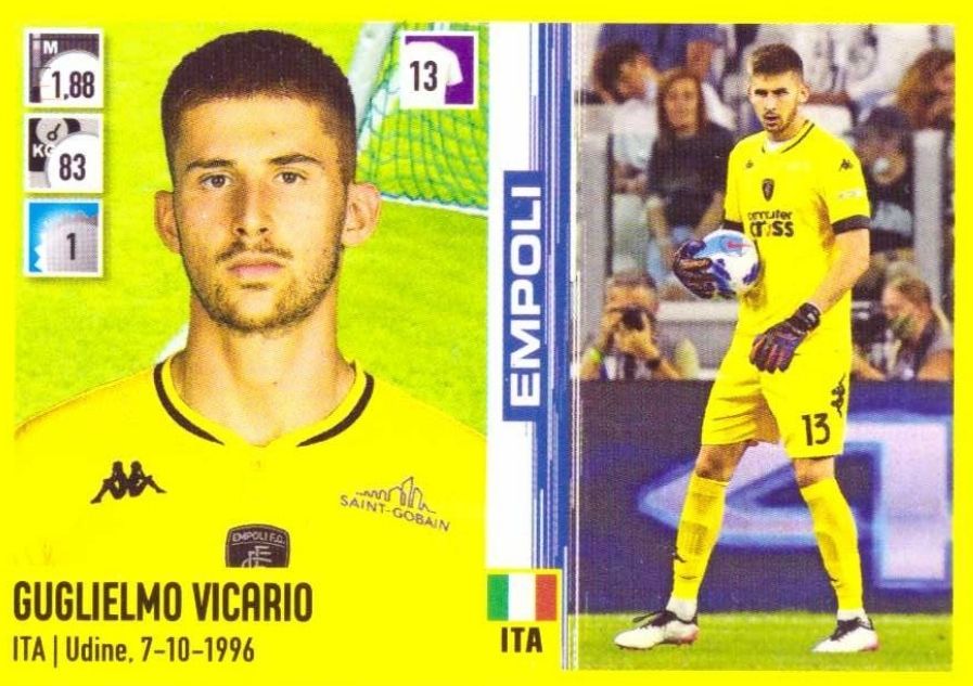84 guglielmo vicario 21 22 Panini A R 84 guglielmo vicario 21 22 Panini A R