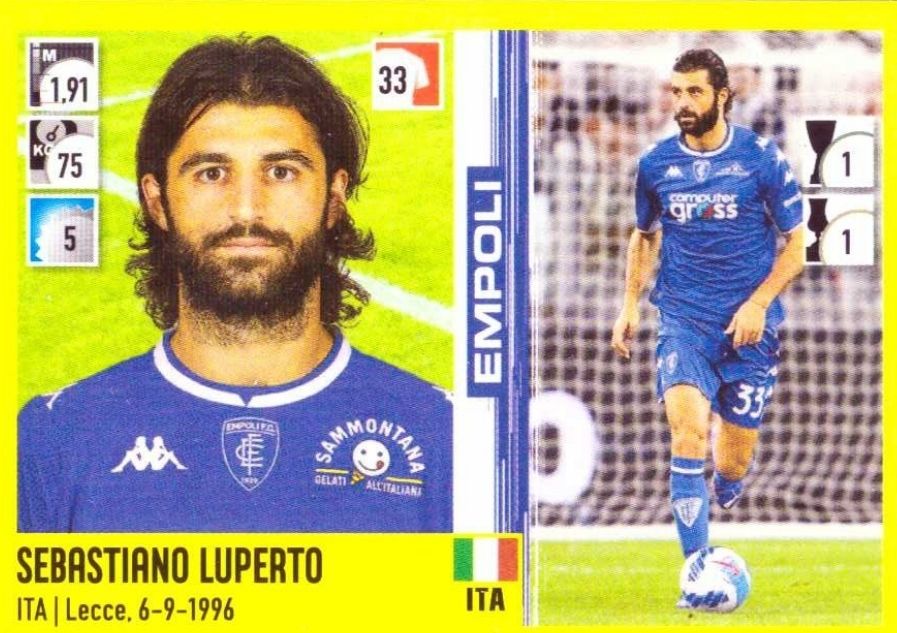 93 sebastiano luperto 21 22 Panini A R 93 sebastiano luperto 21 22 Panini A R