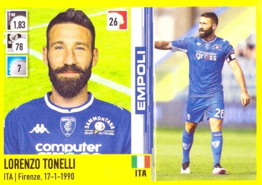 94 lorenzo tonelli 21 22 Panini A R 94 lorenzo tonelli 21 22 Panini A R