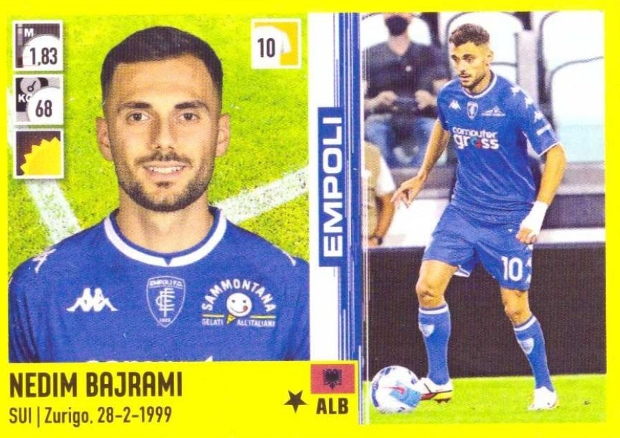 99 nedim bajrami 21 22 Panini A R 99 nedim bajrami 21 22 Panini A R