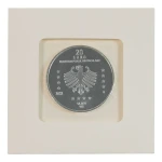 Bustine per monete in CARTA BIANCA CON FINESTRA QUADRATA SENZA ACIDI da 70x70 mm 100 pz. Lindner 2