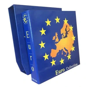 Cartella a 4 anelli EUROCOLLECTION per serie Euro vuota Master Phil 1