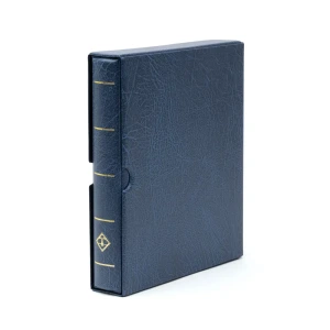 Cartella a 4 anelli OPTIMA F con custodia Blu Leuchtturm 1