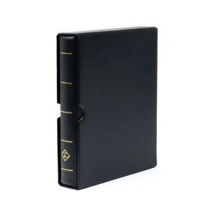 Cartella a 4 anelli OPTIMA F con custodia Nera Leuchtturm 1