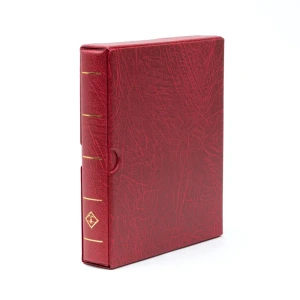 Cartella a 4 anelli OPTIMA F con custodia Rossa Leuchtturm 1