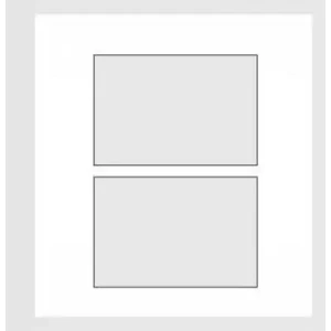Fogli bianchi per cartoline a 2 tasche da 160x110 mm 5 pz. Bolaffi