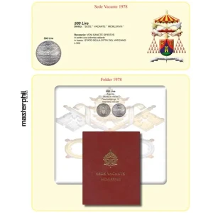 Inserto Sede Vacante 1978 500 Lire Phil 1