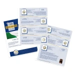 KIT di pagine 2 EURO ITALIANO COMMEMORATIVO Master Phil 2