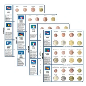 Kit inserti per serie Euro dei primi 12 Stati Master Phil 1