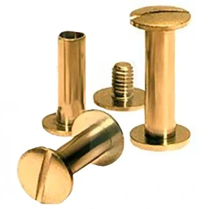 Viti ottonate a testa piatta con altezza 10 mm 4 pz. Master Phil