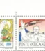 1984 I viaggi di Papa Giovanni Paolo II nel 1981 82 1 striscia orizzontale da libretto Vaticano 1