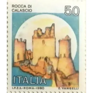 1991 Castello d Italia 50 L. con data 1980 1 v. Italia