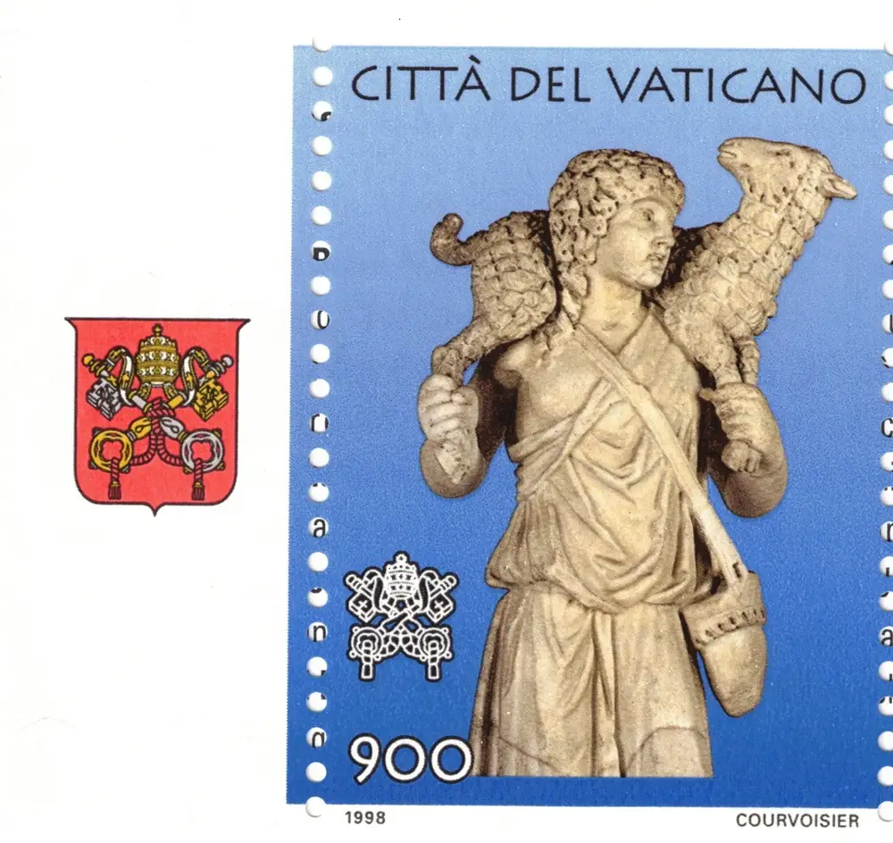 1998 Esposizione Italia 98 Giornata dell Arte 1 v. da libretto con bandella stemma Vaticano 1998 Esposizione Italia 98 Giornata dell Arte 1 v. da libretto con bandella stemma Vaticano
