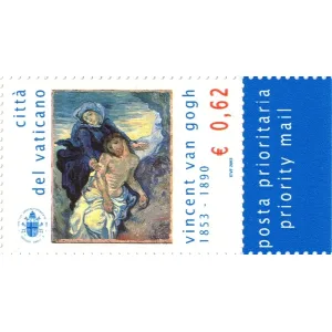 2003 Grandi Maestri della pittura dell 800 Vincent van Gogh 1 v.da libretto con bandella Posta Prioritaria Vaticano