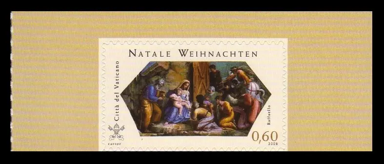 2008 Natale 1 coppia da libretto Vaticano 1 2008 Natale 1 coppia da libretto Vaticano 1