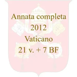 2012 Annata completa 21 v. 7 BF Vaticano
