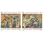 2019 Natale 2 v. in coppia orizzontale da libretto Vaticano 1
