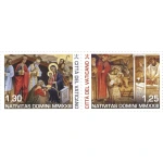 2023 Natale 2 v. in coppia orizzontale da libretto Vaticano 2