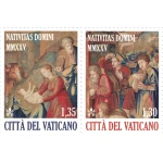 2025 Natale 2 v. in coppia orizzontale da libretto Vaticano 2