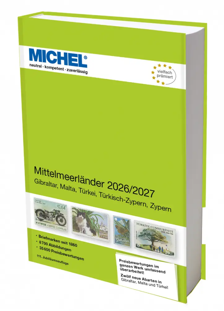 Catalogo Europa PAESI MEDITERRANEI 2026 2027 E 9 Michel 1 Catalogo Europa PAESI MEDITERRANEI 2026 2027 E 9 Michel 1