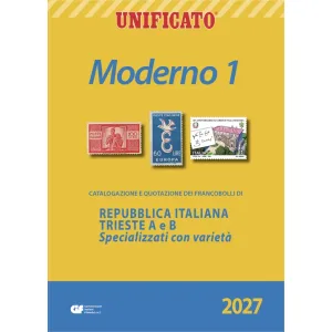 Catalogo MODERNO 1 ITALIA REPUBBLICA TRIESTE A e B 2027 Unificato