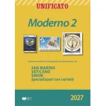 Catalogo MODERNO 2 SAN MARINO VATICANO e SOVRANO MILITARE ORDINE DI MALTA 2027 Unificato 1