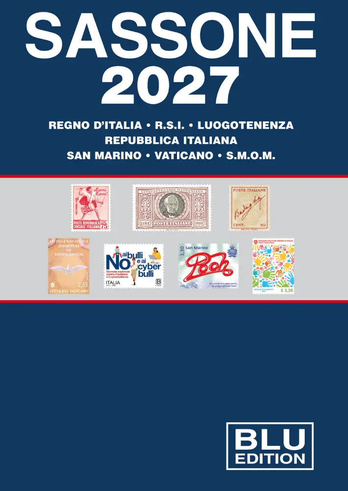 Catalogo per francobolli Blu Edition 2027 Sassone Catalogo per francobolli Blu Edition 2027 Sassone