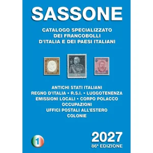 Catalogo specializzato dei francobolli d Italia e dei Paesi Italiani vol. 1 2027 Sassone