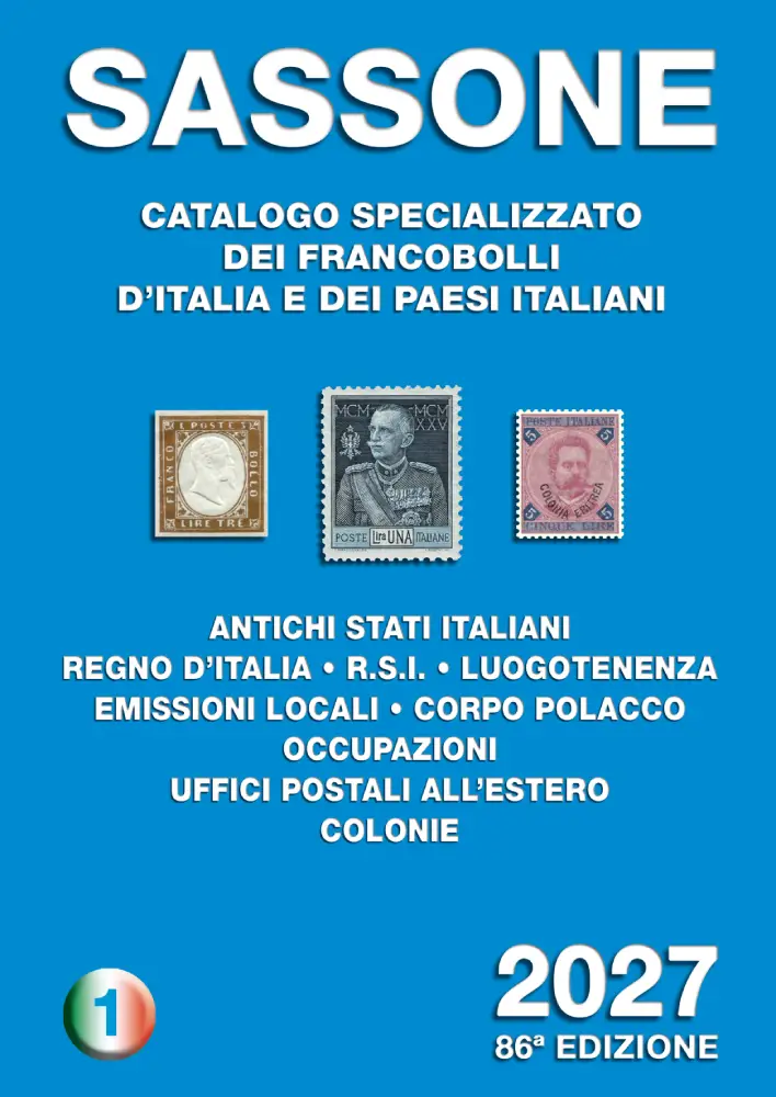 Catalogo specializzato dei francobolli d Italia e dei Paesi Italiani vol. 1 2027 Sassone Catalogo specializzato dei francobolli d Italia e dei Paesi Italiani vol. 1 2027 Sassone
