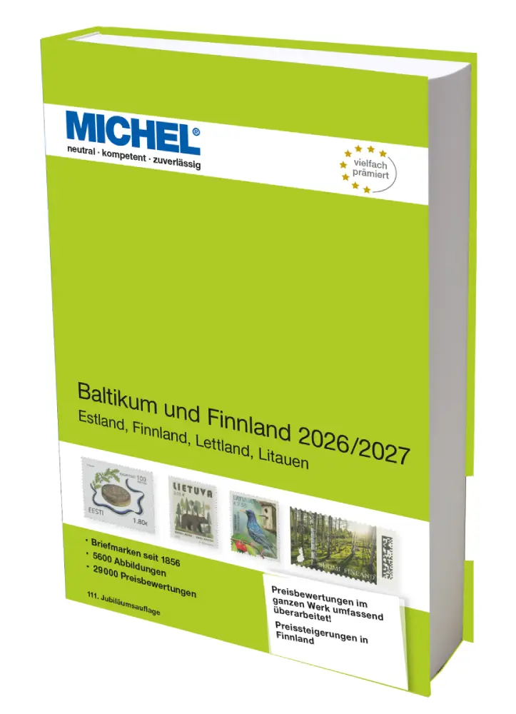 Catalogo Europa PAESI BALTICI E FINLANDIA 2026 2027 E 11 Michel 1 Catalogo Europa PAESI BALTICI E FINLANDIA 2026 2027 E 11 Michel 1