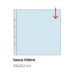 Inserti trasparenti a 1 tasca grande per IMMAGINI SACRE Master Phil