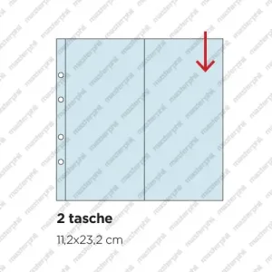 Inserti trasparenti a 2 tasche grandi verticali per IMMAGINI SACRE Master Phil