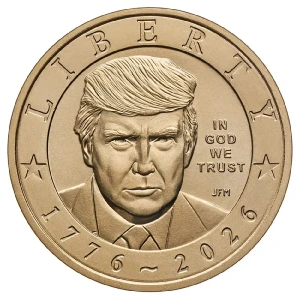 2026 1 Dollaro 250° degli Stati Uniti Presidente Trump FDC USA dritto
