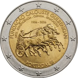 2026 2 Euro 70° della Fondazione Calouste Gulbenkian Portogallo
