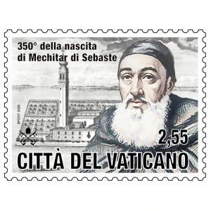 2026 350° della nascita di Mechitar di Sebaste 1 v. E.C. di Vaticano con Armenia Vaticano
